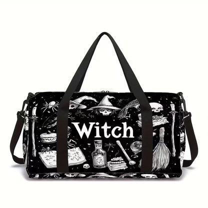 Witch Print Travel Bag