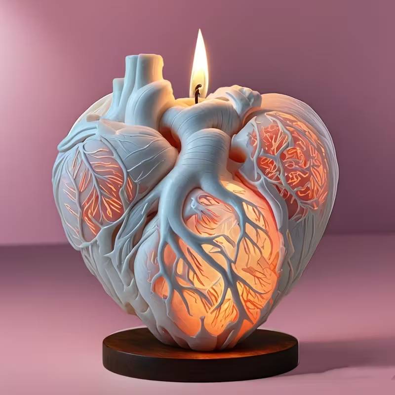 Heart of Intention – Silicone Candle & Craft Mould